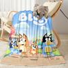 Bluey Friends Adventure Blanket Soft Warm Cozy Perfect for Sofa Office Livingroom Four Seasons Universal Modern Gifts For Family Or Friends