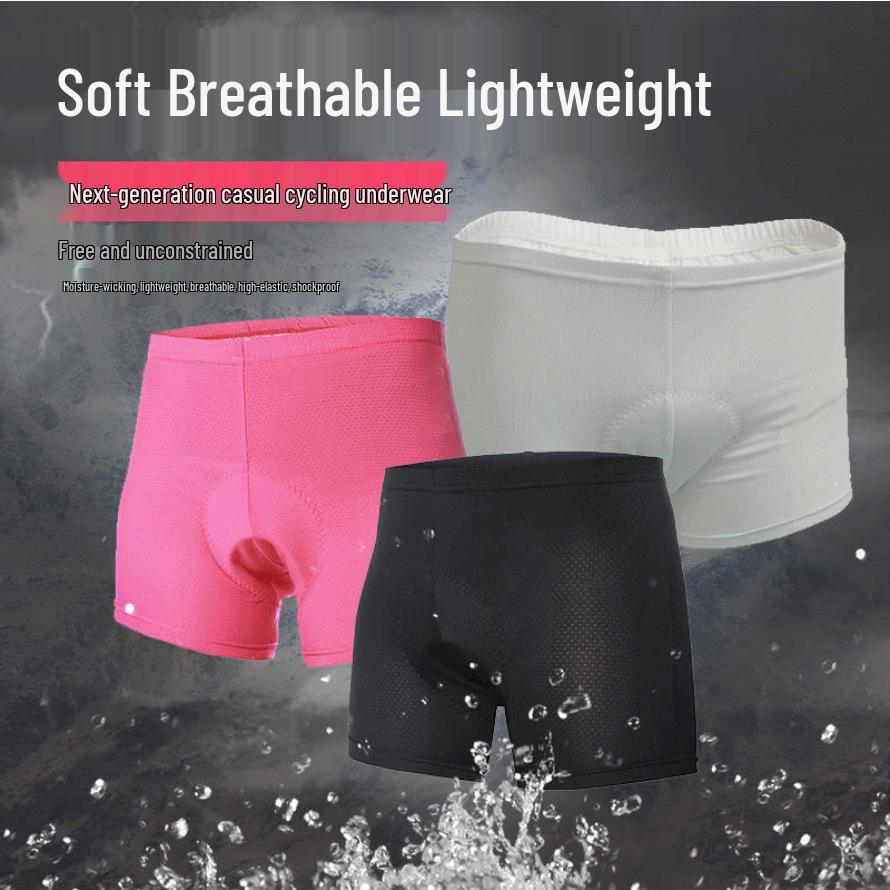 T-Kuajing Mountain Bike Gel Seat Breathable Shock-Absorbing Quick-Dry Cycling Shorts