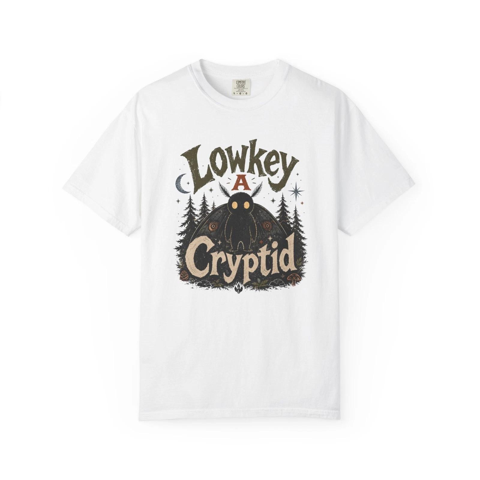 

Lowkey Cryptid T-T-Shirt | Sasquatch Forest Night Illustration S