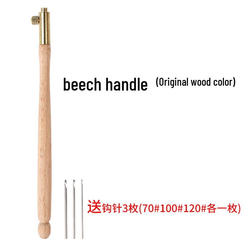 Ultra-Fine Handle Crochet Hook & Needle for Bead & Sequin Embroidery