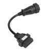 OBDII 16Pin Cable OBD2 Connector 240mm 9.45in Portable Car Diagnostic Tool for Truck