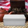 FRCOLOR Tin Can Storage Can Set of 2 Square Rectangular With Lid Small Item Container Metal Case Cookie Can Confectionery Tea Caddy Sundries