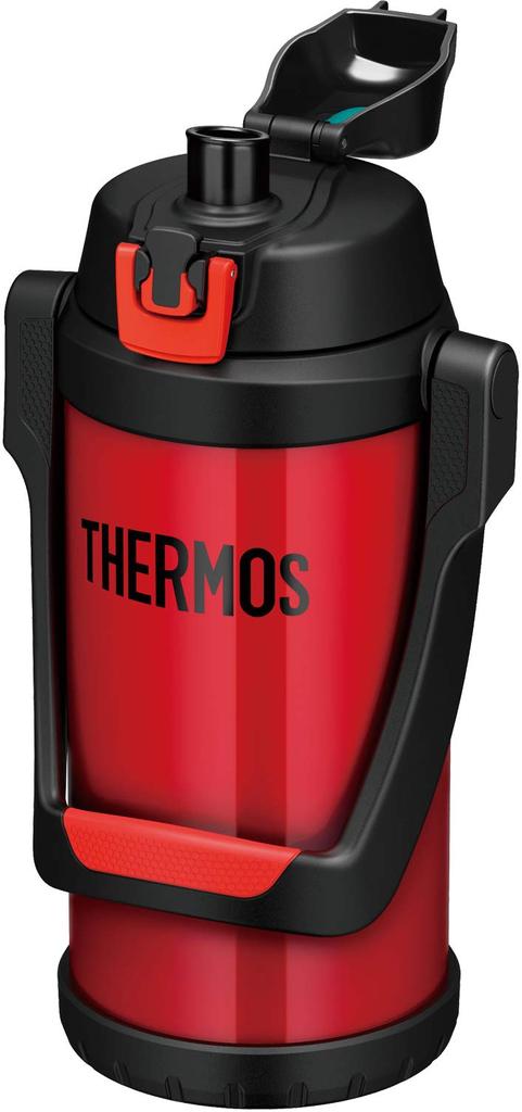 Thermos Vacuum Insulated Sports Fire FIR Jug, 2.0L, Red, FFV-2000