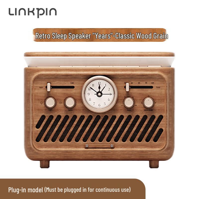 

Ретро Bluetooth-динамик LINKPIN с белым шумом и будильником