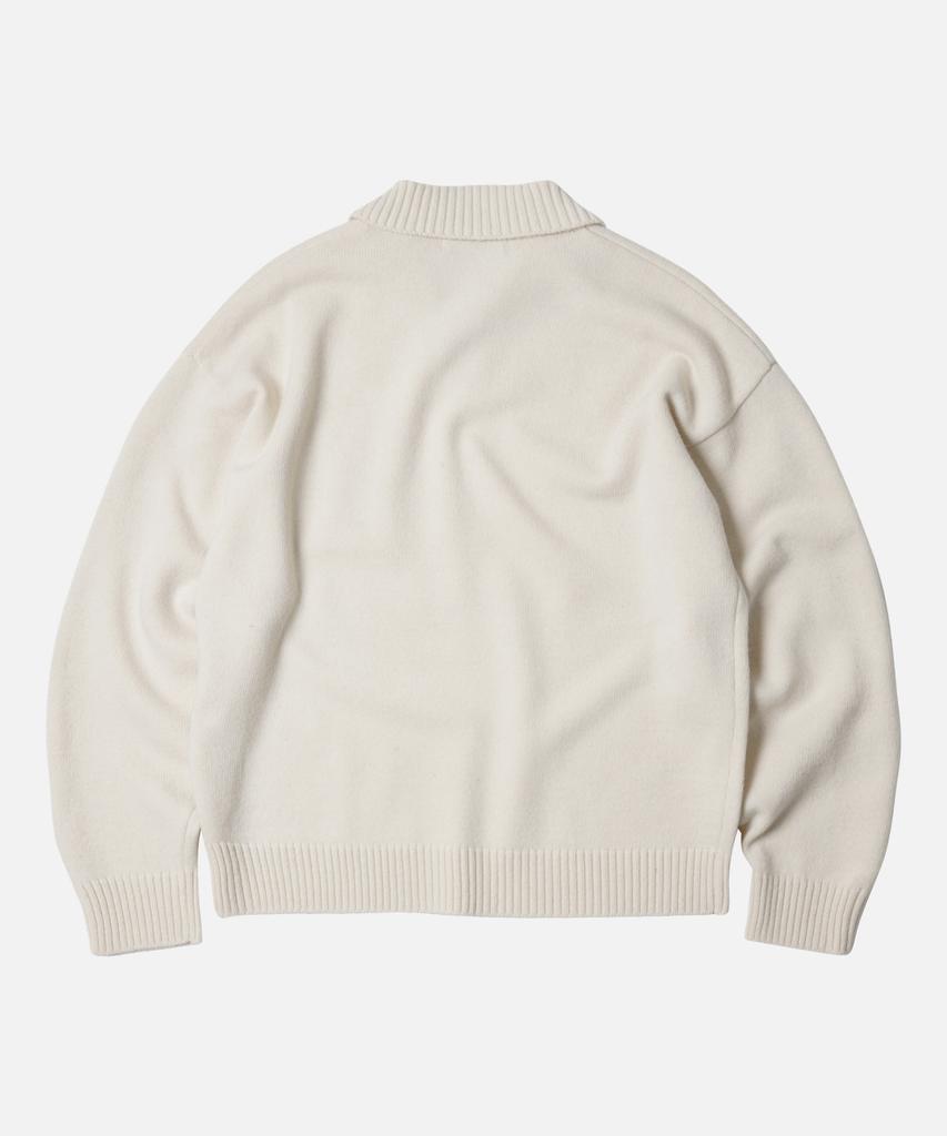 FRIZMWORKS Wool Collar Knit Pullover _ Ivory