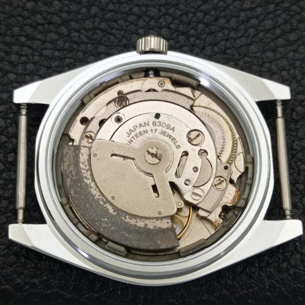 REFURBISHED SEIKO 5 AUTOMATIC MENS WATCH JAPAN MADE GREEN DIAL CUSTOM A440093-2 QV90-a440093