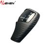 Fit For BMW 1 2 3 Series F20 F21 F22 F23 F30 F31 F06 F12 F13 Front Gear Shift Knob Lever Cover Glossy Black Carbon Fiber Style