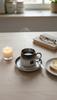 Cup With Saucer 250 Ml For Coffee Tea Ceramics Luna Line