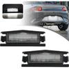 2PCS LED License Plate Lights for 2016-2021Miata MX-5 ND LED Tag Light Assembly High Power SMD 6500K Xenon White Led Number Plate Lamp Kit