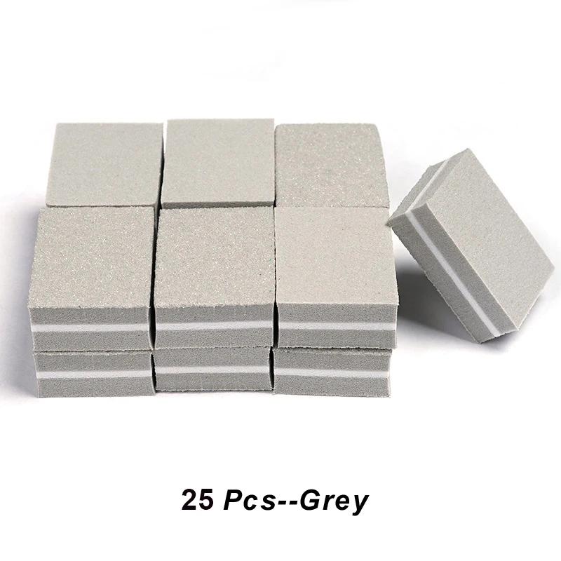 10/25/50Pcs Colorful Mini Nail Files Acrylic Nails Double Side 100/180 Grit Emery Boards For Professional Manicure Pedicure Tool