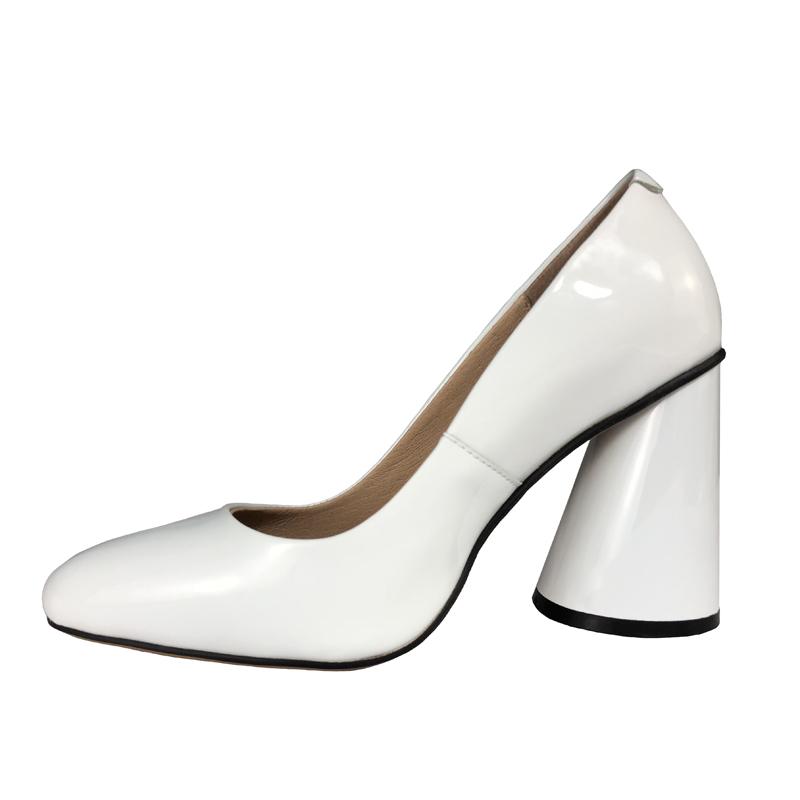 Leather High Heels Pumps Women Shoes Elegant White Green Heeled Large Size Spring Office Party Wedding Shoes Female New 2025