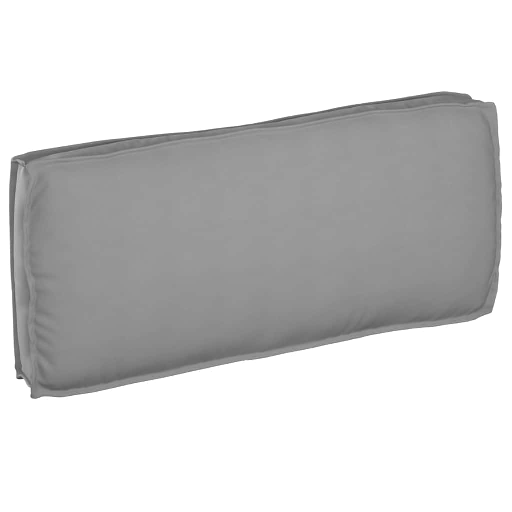 Grey Cushion 120 x 50 x 12 cm Oxford Fabric