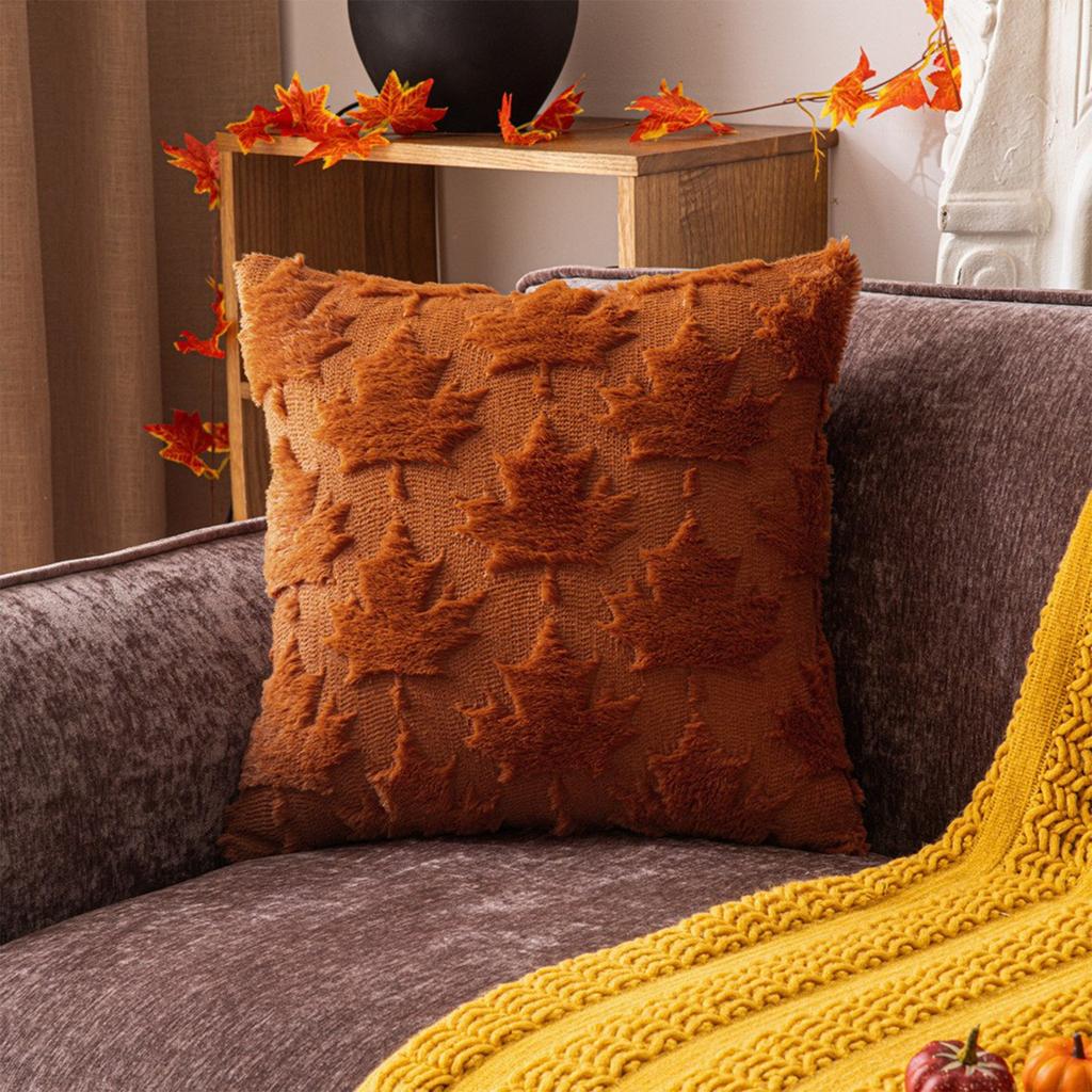 Pumpkin Embroidery Pillowcase, Three-dimensional Pillowcase Cushion Cover, Halloween Festival Decoration Sofa Pillowcase.