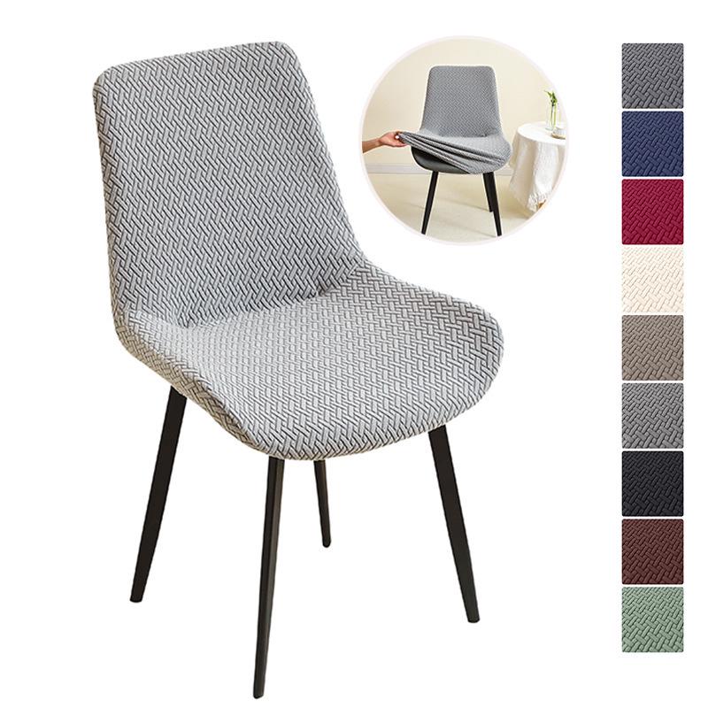 Universelle Dehnbare Esszimmerstuhlhusse - Allzweck-Wrap in unregelmäßiger Bogenform