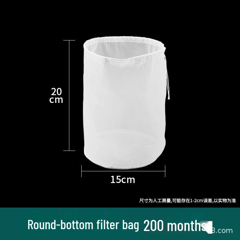 Food Grade Round Filter Cloth Bag - 100 & 200 Mesh for Soy Milk & Juice