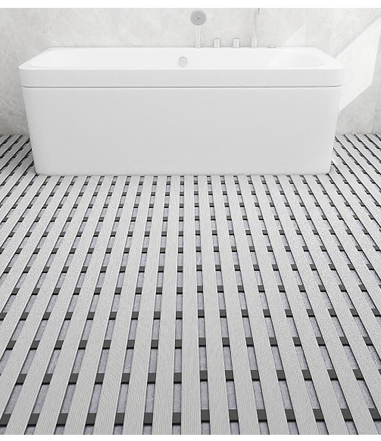 Thickened PVC Anti-Slip Waterproof Bathroom Floor Mat