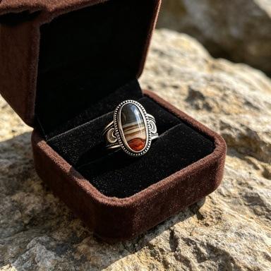 European and American rings women's simple retro bohemian street design personalized fashion ring ring