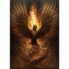 Retro Fantasy Golden Style Legends Phoenix Bird Animal Art Poster Canvas Painting Wall Prints Picture for Living Room Home Decor