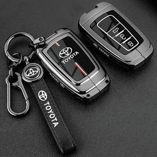 Metall-Schlüsselhülle für Toyota Prado Modelle 2024, 2015, 2016, 2018 und 2019