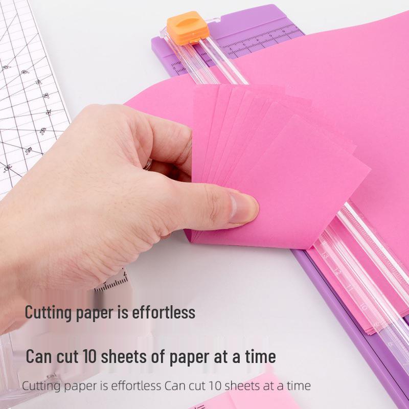 A4 Mini Two-Way Paper Cutter for Students - Ideal for Crafts and Hand Accounts