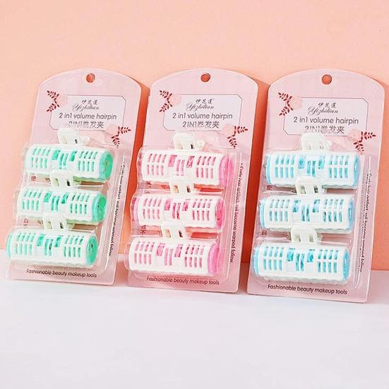 

Yousheng 3 шт. вентилируемые бигуди для волос дышащие кудри без повреждений безопасные для сна экологически чистые бигуди для больших волн