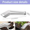 1pcs  Stainless Steel Seedling Tongs – Minimizes Root Damage, for Transplanting & Moving Plants