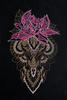 Cross Stitch Kit Abris Art Plants On a Black Background