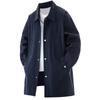 Men's Trench Coats Single Button Windbreaker Fashion High Quality Comfortable Long Outerwear