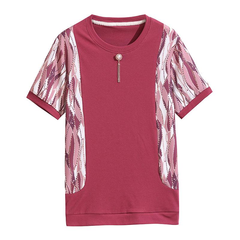 Spring Fashion Tops Summer Style Short Sleeve T-Shirts Women's Loose Shirts Tops Large Size T-Shirts