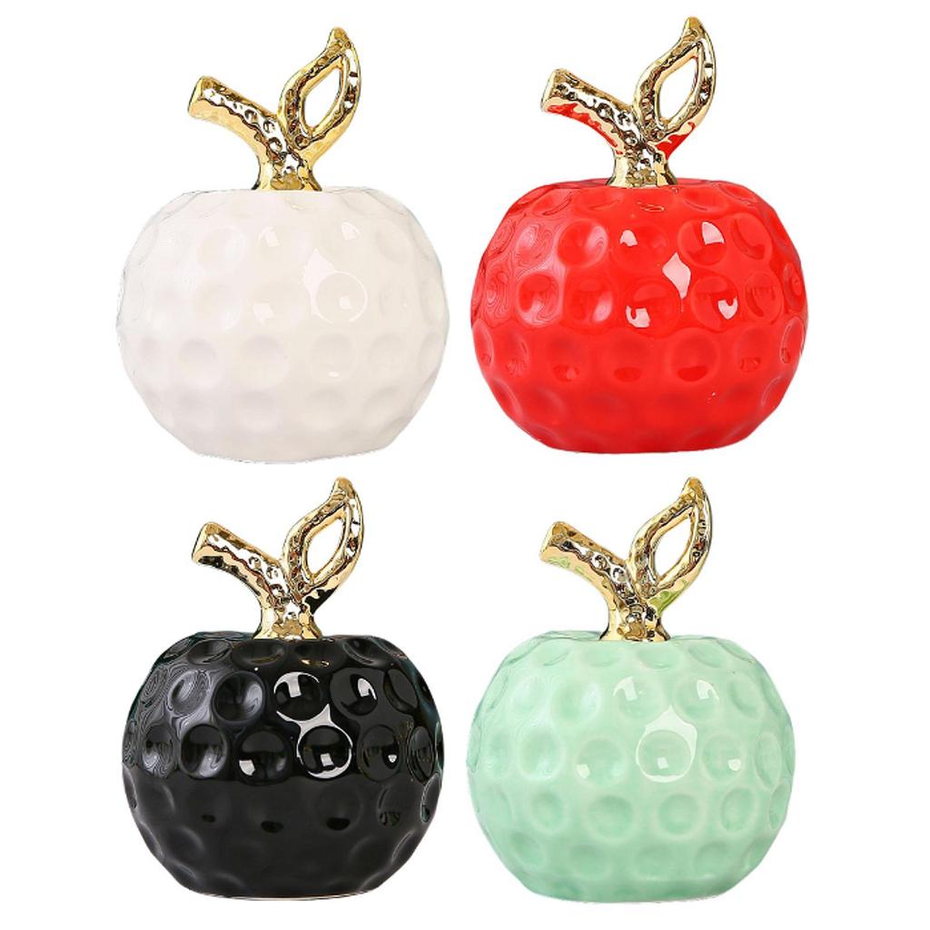 Fruit Statue, Fruit Ceramic Ornament, Ceramic Fruit Statue Sculpture for Living Room