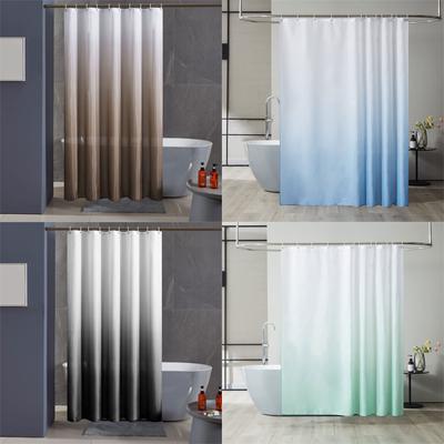 Sprchový závěs s digitálním tiskem Gradient Vodotěsná polyesterová tkanina Sprchový závěs Koupelna Soukromí 120x200cm 180x200cm