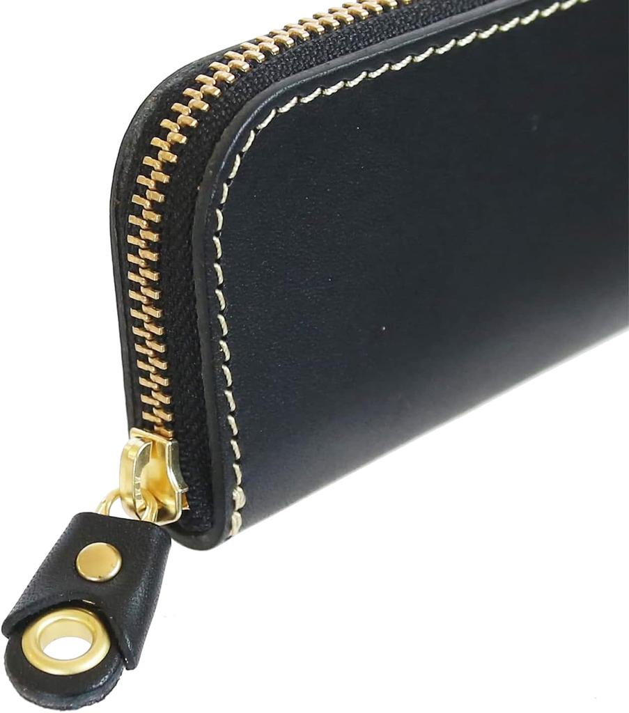 Pen leather Porco Tochigi genuine black case, brand, Rosso, tray, leather, leather, simple, men's, women's, [sokunou]