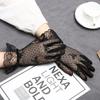 Bow Breathabl Tulle Mittens Short Lace Gloves Transparent Sunscreen