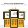 Pressure Tester Double Port HVAC Digital Manometer Large Display ℃ ℉ Switchable Pressure Measuring Device