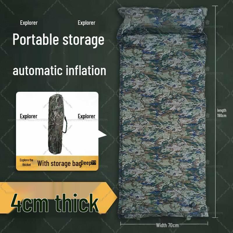 Explorer Self-Inflating Camouflage Camping Mattress