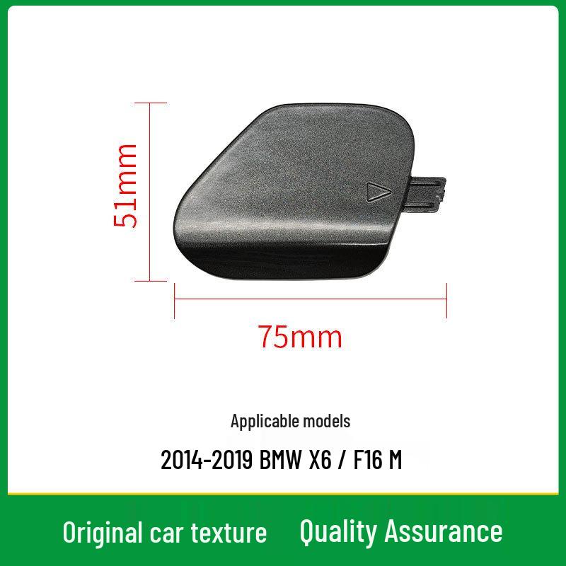BMW X6 Sport F16 M Tow Hook Covers: Front and Rear Bumper Rescue Hole Covers