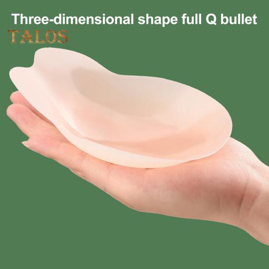 1 Pair Women Silicone Chest Pad Sweat-proof Anti-slip Invisible Thickened Breast Support Sticky Pasties Nipple Covers Strapless Adhesive Bra Women