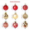 50Pcs/set 4cm Christmas Ball Set Plastic Xmas Baubles Xmas Tree Hanging Pendant Christmas Decorations Gift Ball