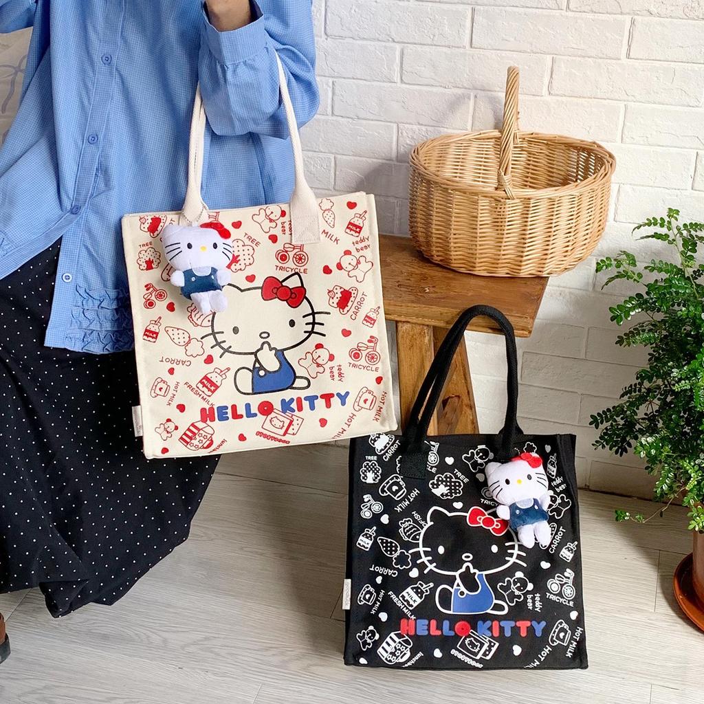 Korean Lazy Style Large Canvas Tote Bag - Fashionable, Versatile, High-End Women's Commuter Shoulder Bag