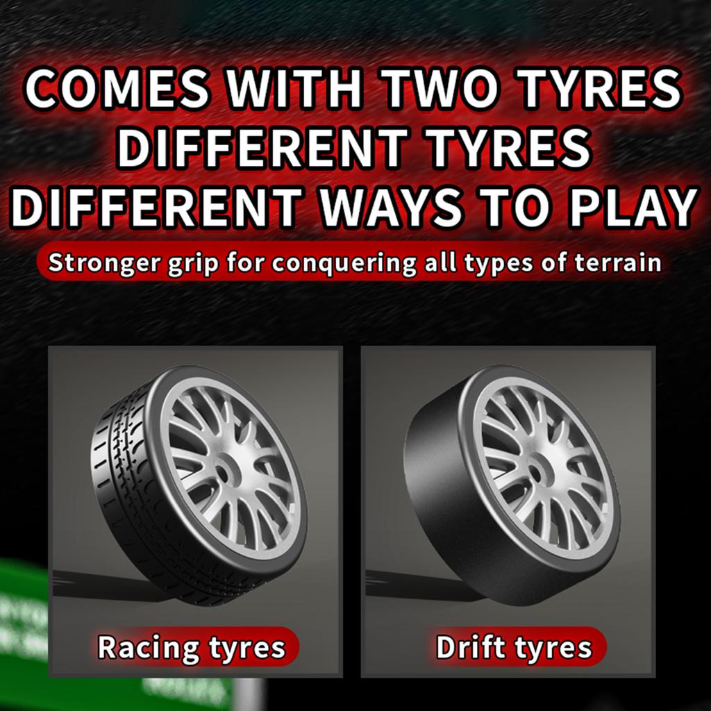 1/20 Remote Control Drift Car 2.4GHz Fully Proportional Remote Control Car 4WD Race Drifting Cars