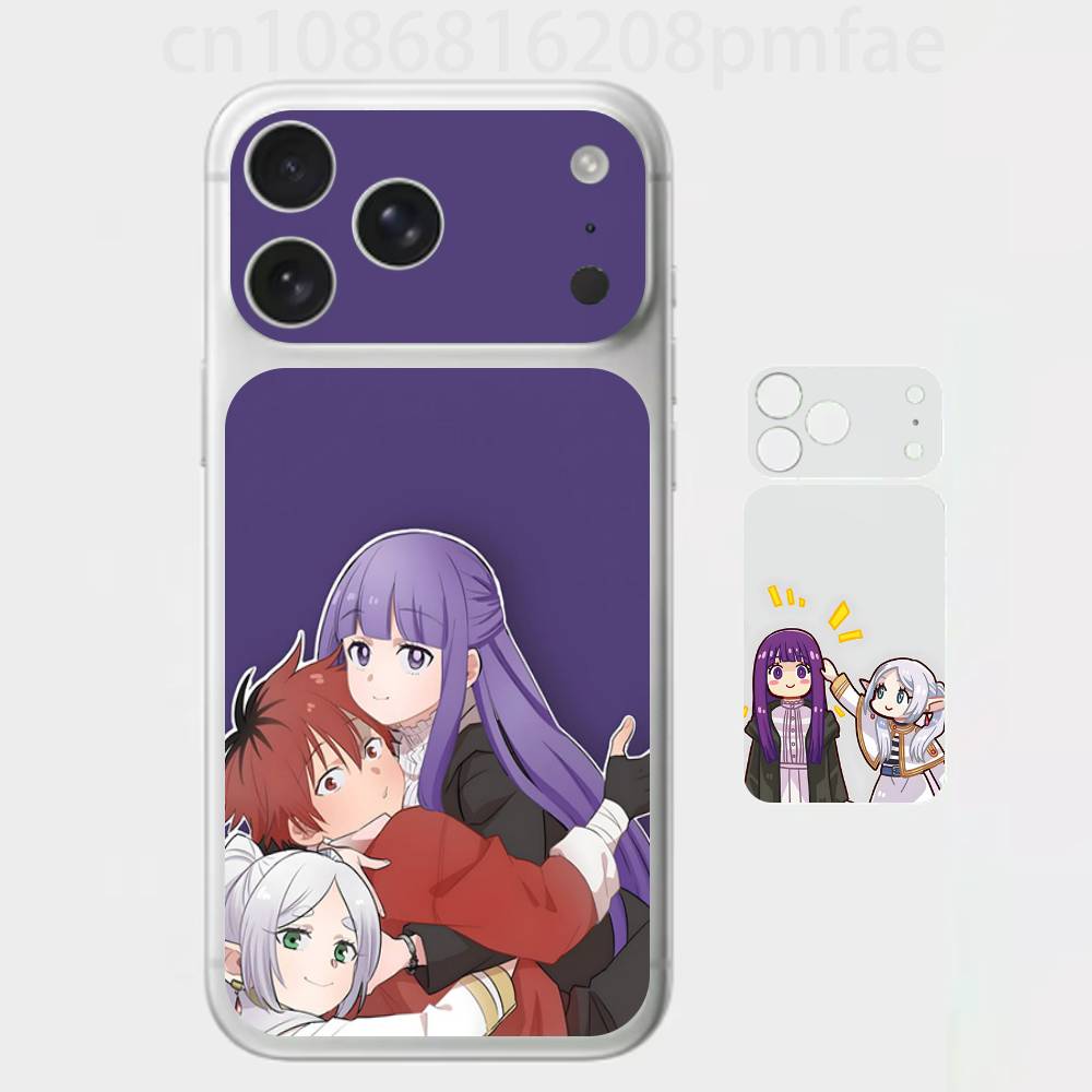 

Hot Anime Comics F-Frieren Premium Skin Wrap for iPhone 17 Pro/Max, Back Frame Camera Protective Decal (Not Case) iPhone17pro