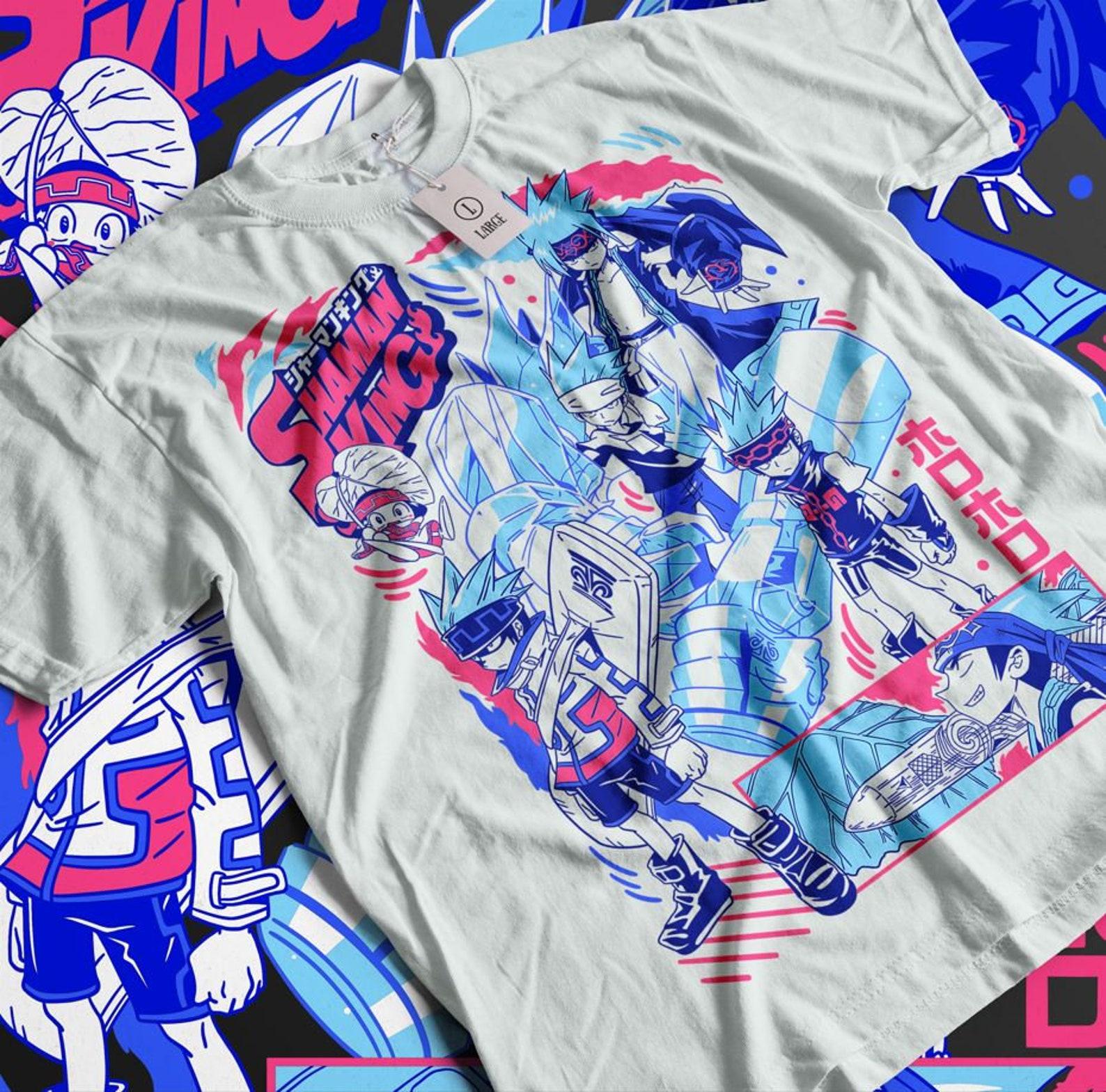 Shaman King Yoh Asakura T shirt, Anime Shirt, Manga Shirt, Japanese Shirt 4XL