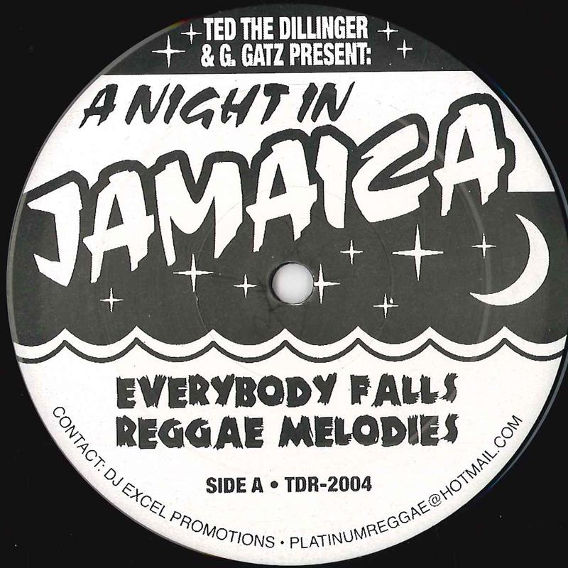 12inch Record TED THE DILLINGER & G. GATZ - A Night In Jamaica TDR2004 NOT ON LABEL Unknown Reggae, Ska & Dub Used
