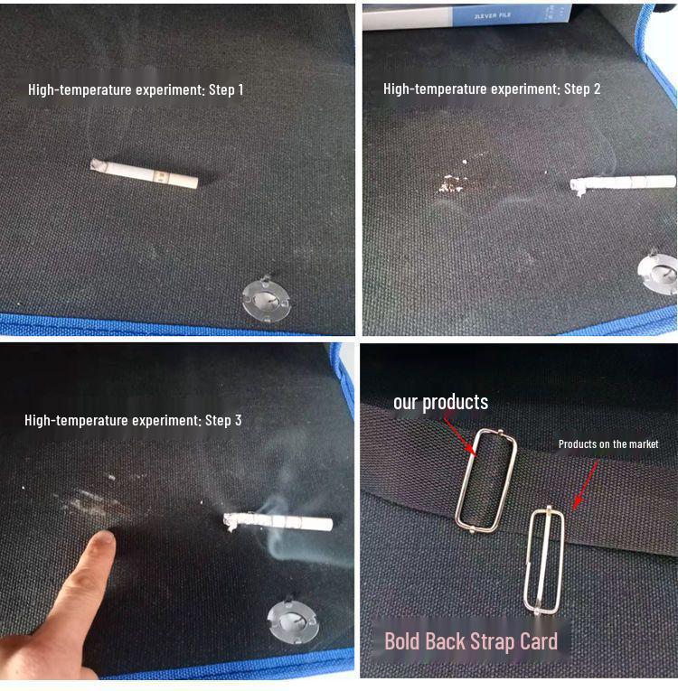 Thickened Black Canvas Tool Bag for Masonry, Carpentry, and Electrician Use