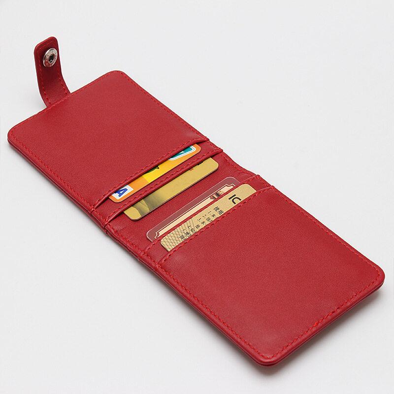 High Quality Badge Holder ID Card Pouch Staff Work Chest Cards Name Tag Cases with PU Lanyard Business Formal Office Supplies