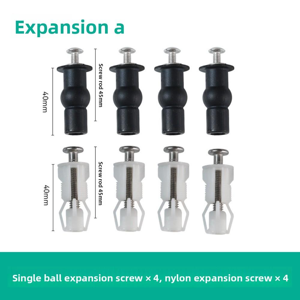 1Pcs Toilet Seat Screws Hinges Expanding Rubber Top Bottom Load Nuts Fixings WC Blind Hole Bathroom Accessories Replacement