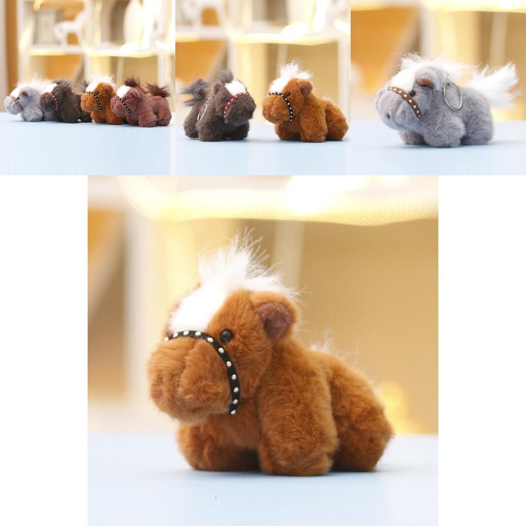 Cute Pony Plush Doll With Pp Cotton Filling For Backpack Charm And Gift For Teens