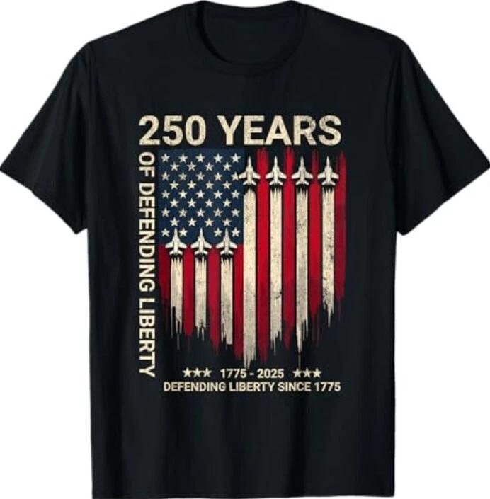 Patriotic USA Flag Military Parade Army 250th Anniversary T-Shirt 4XL