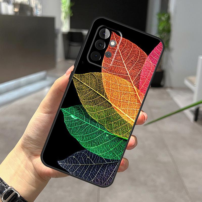 Colorful Leaves Case For Samsung Galaxy A32 A12 A22 A52 A35 A26 A16 A05 A55 A15 A54 A34 A14 A56 A36 A13 A53