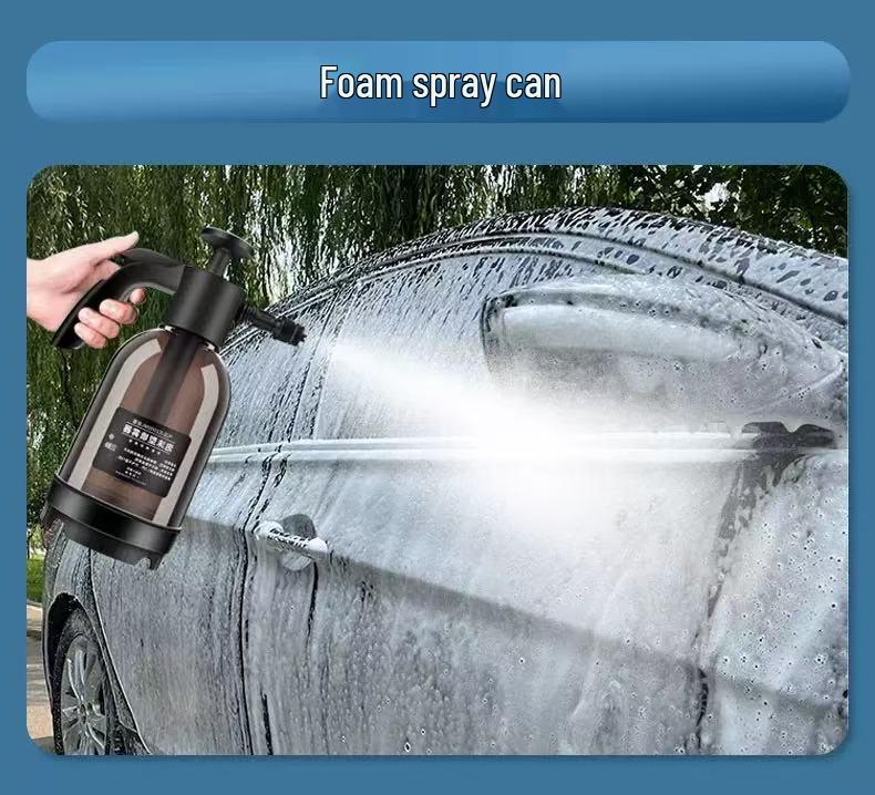 Crystal Coating Car Wash: High Foam Cleaner with Water Wax Shine, Safe for White and Black Cars, Powerful Stain Remover